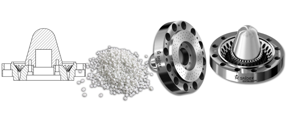 PLASTIC PELLETIZING EXTRUSION-SPiDER EXTRUSION
