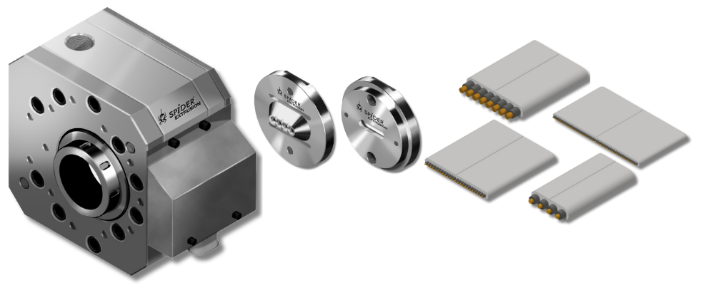 Flat  extrusion crosshead-SPIDER EXTRUSION